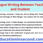 Dialogue Writing Between Teacher and Student